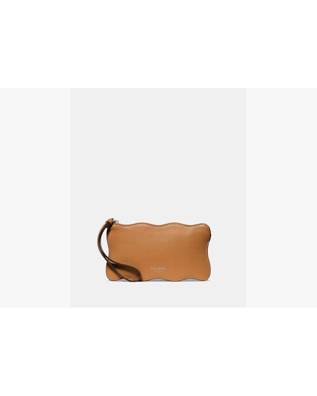 Kate Spade Brown Kate Spade Zippy Wavy Wristlet