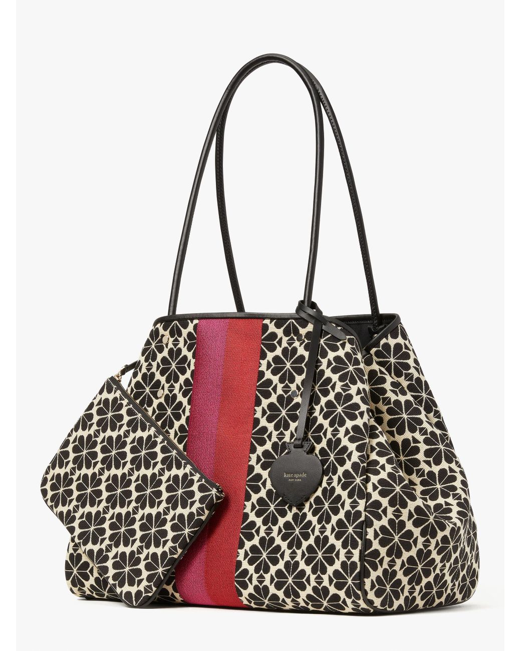 Kate Spade Spade Flower Jacquard Stripe Everything Large Tote in Pink Lyst UK