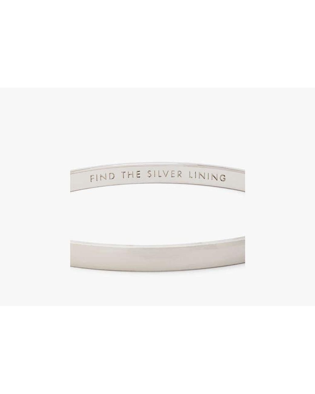 Kate Spade Blue Kate Spade Lining Idiom Bangle Bracelet