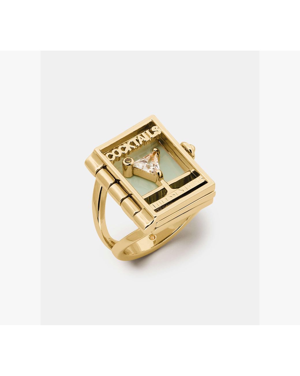 Kate Spade Metallic Kate Spade Page Turner Book Statement Ring