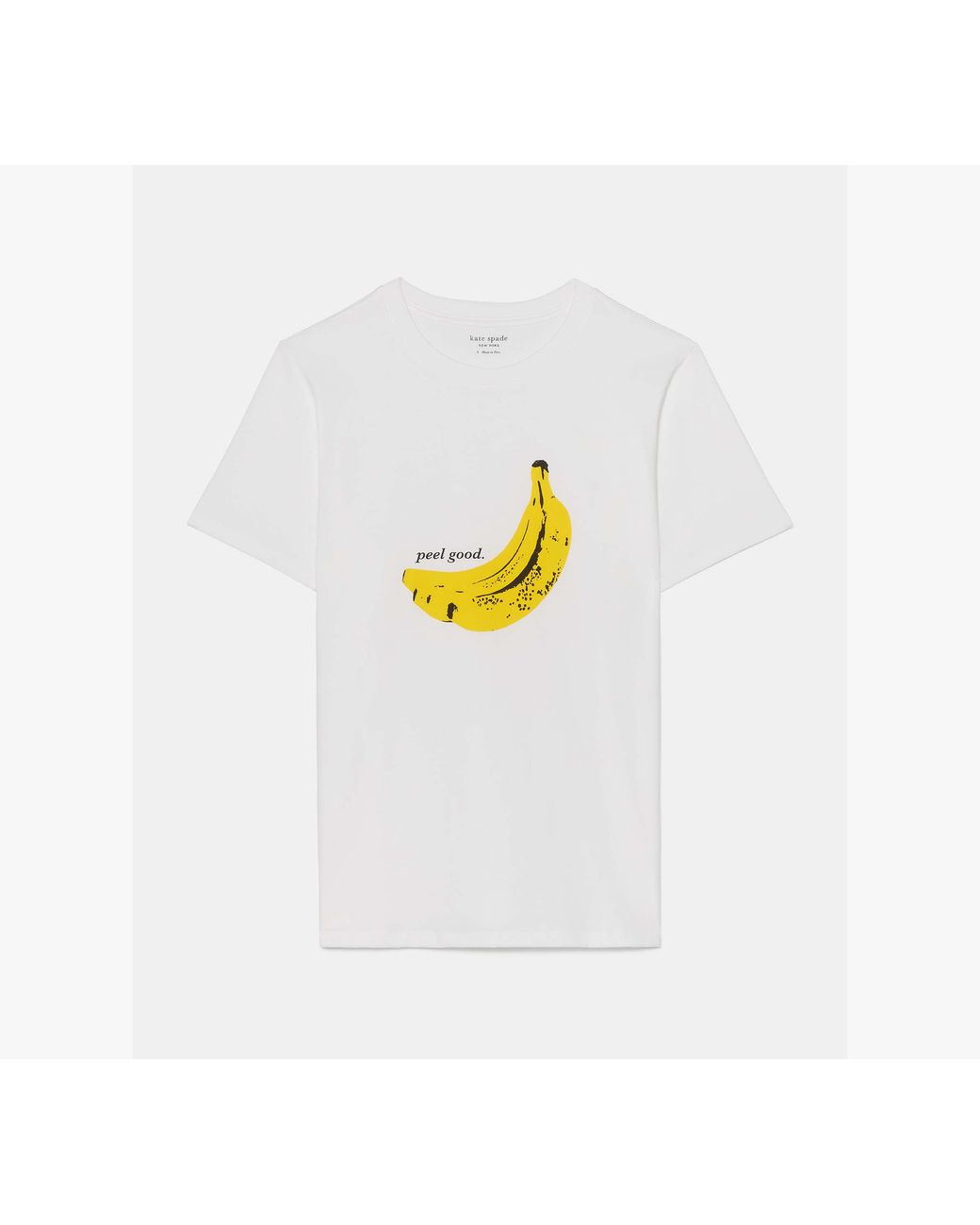 Kate Spade White Kate Spade Peel Good Banana T-Shirt