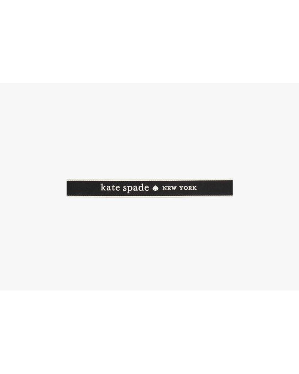 Kate Spade Outlet Blue Kate Spade Logo Webbing Bag Strap
