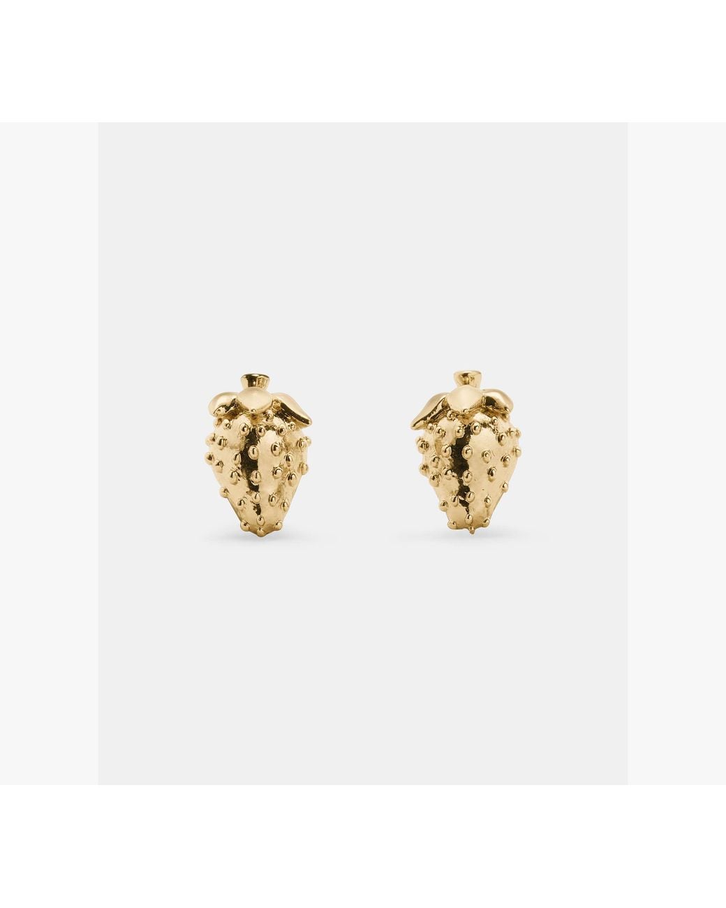 Kate Spade White Secret Garden Strawberry Studs