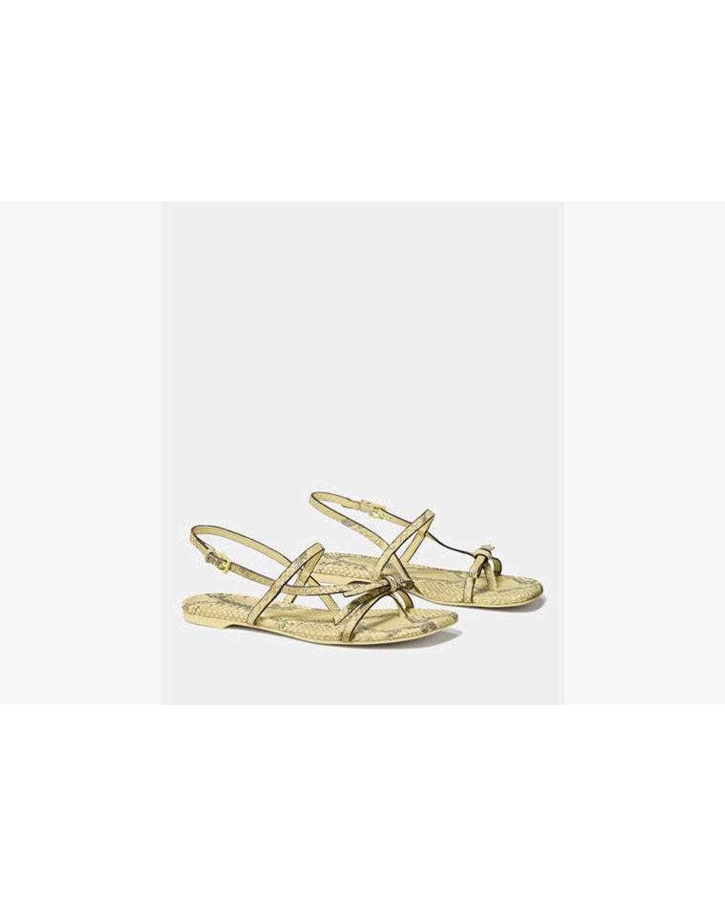 Kate Spade Metallic Kate Spade Loop Flat Sandal