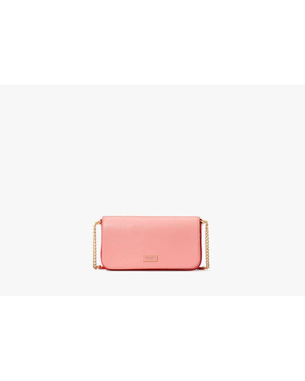 Kate Spade Pink Serena Pop Trim Chain Wallet