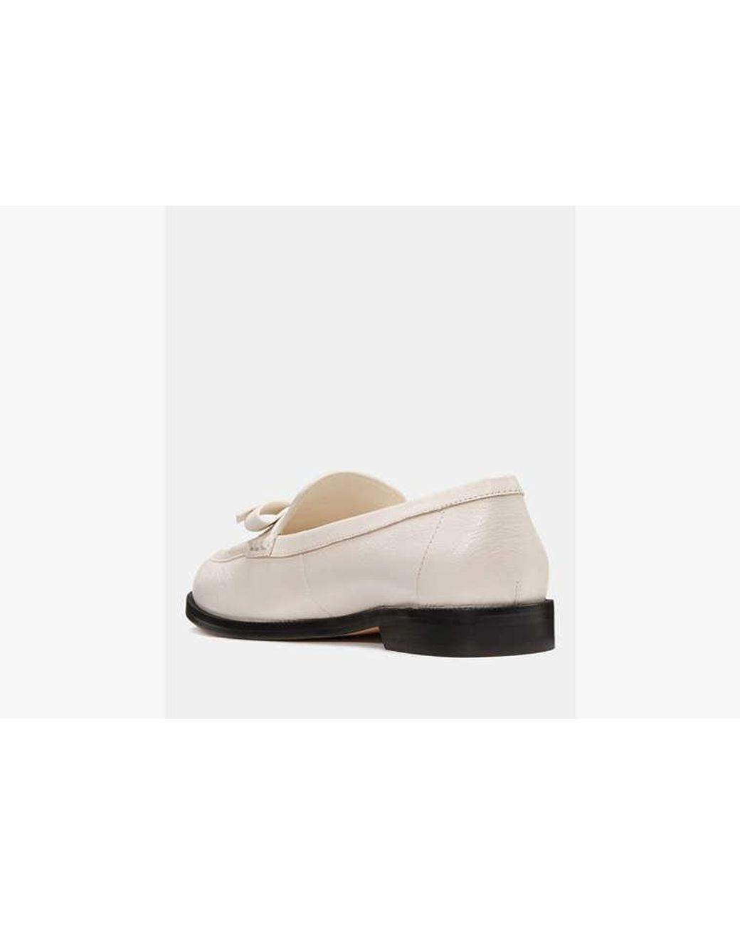 Kate Spade White Deco Bow Loafer