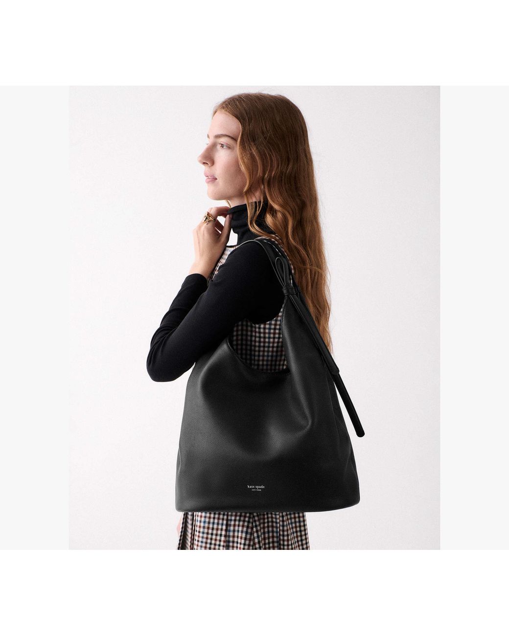 Kate Spade Black Loop Large Carryall Bag