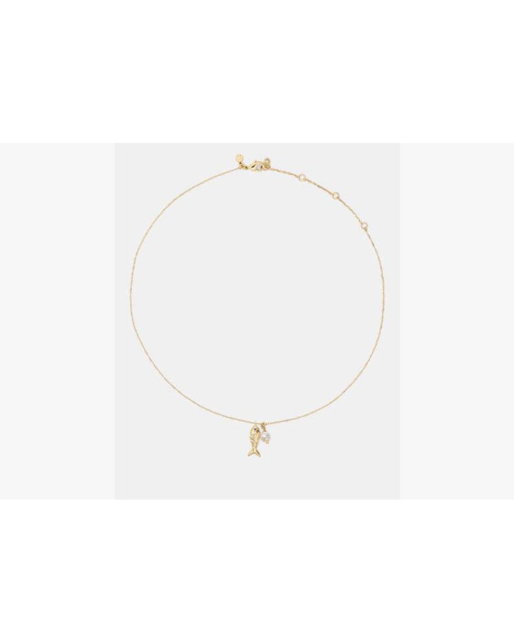 Kate Spade White Kate Spade Summer Daze Fish Pendent