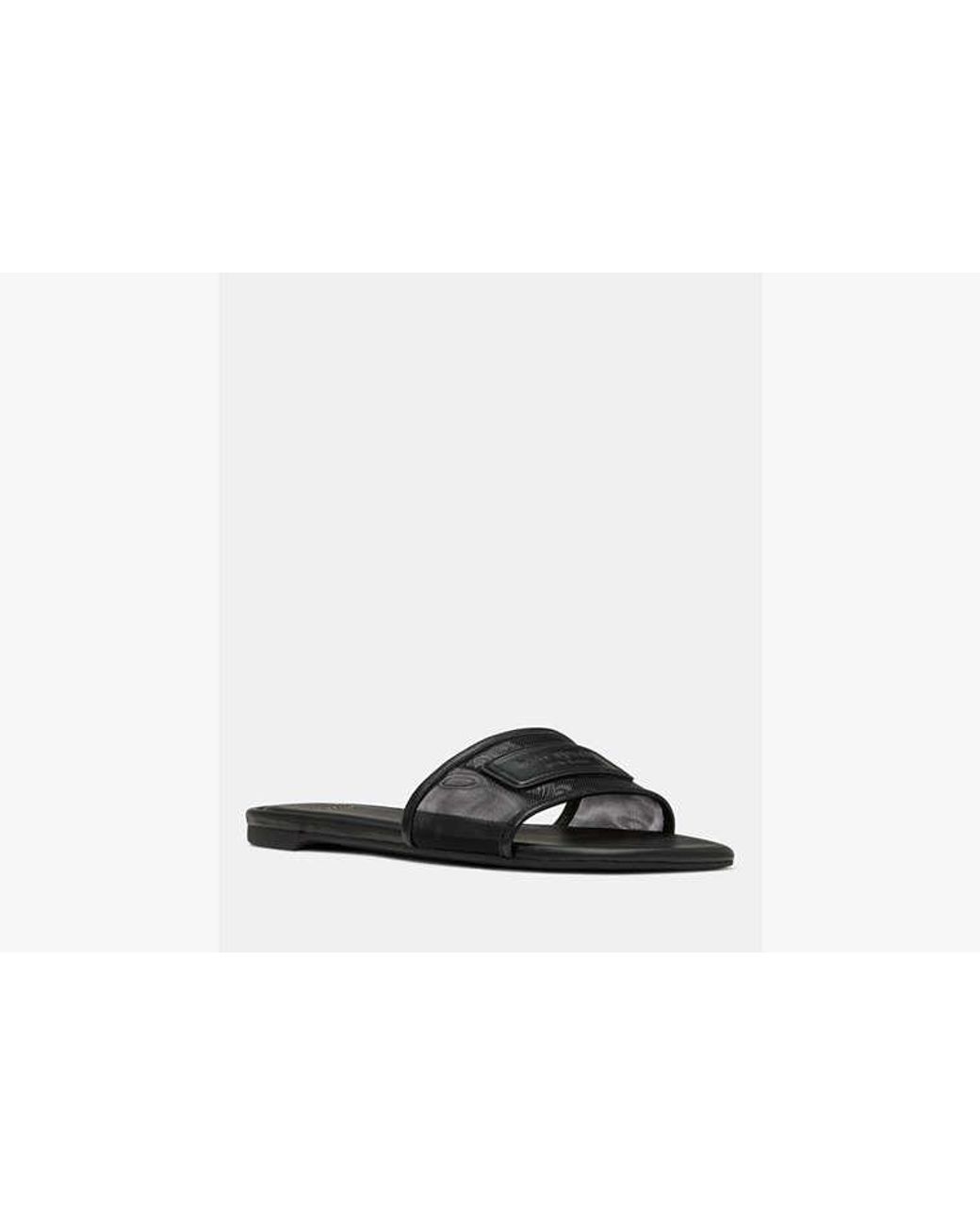 Kate Spade Black Breezy Slide Sandals
