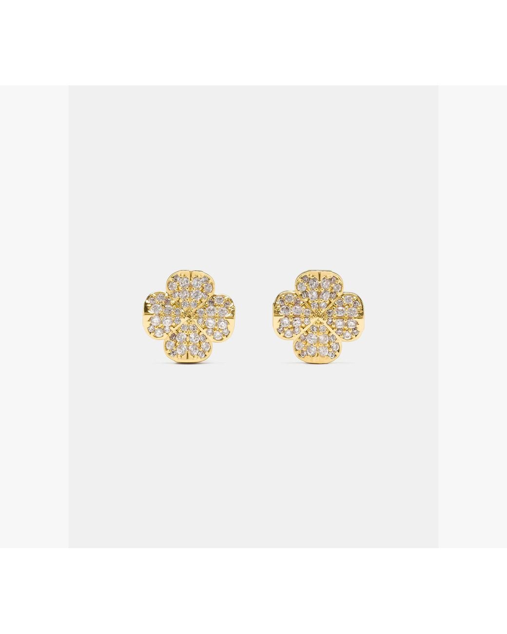 Kate Spade White Flower Pave Studs