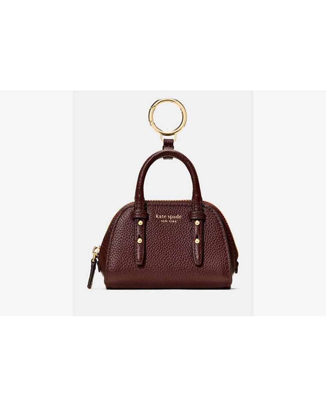 Kate Spade Brown Kate Spade Charmed Nano Carryall Bag Charm