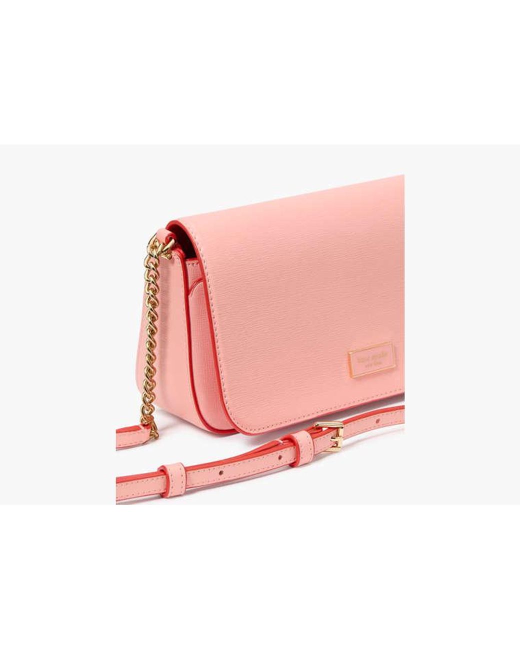 Kate Spade Pink Serena Pop Trim Chain Wallet