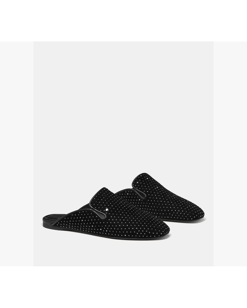 Kate Spade Black Downtown Mule Flat