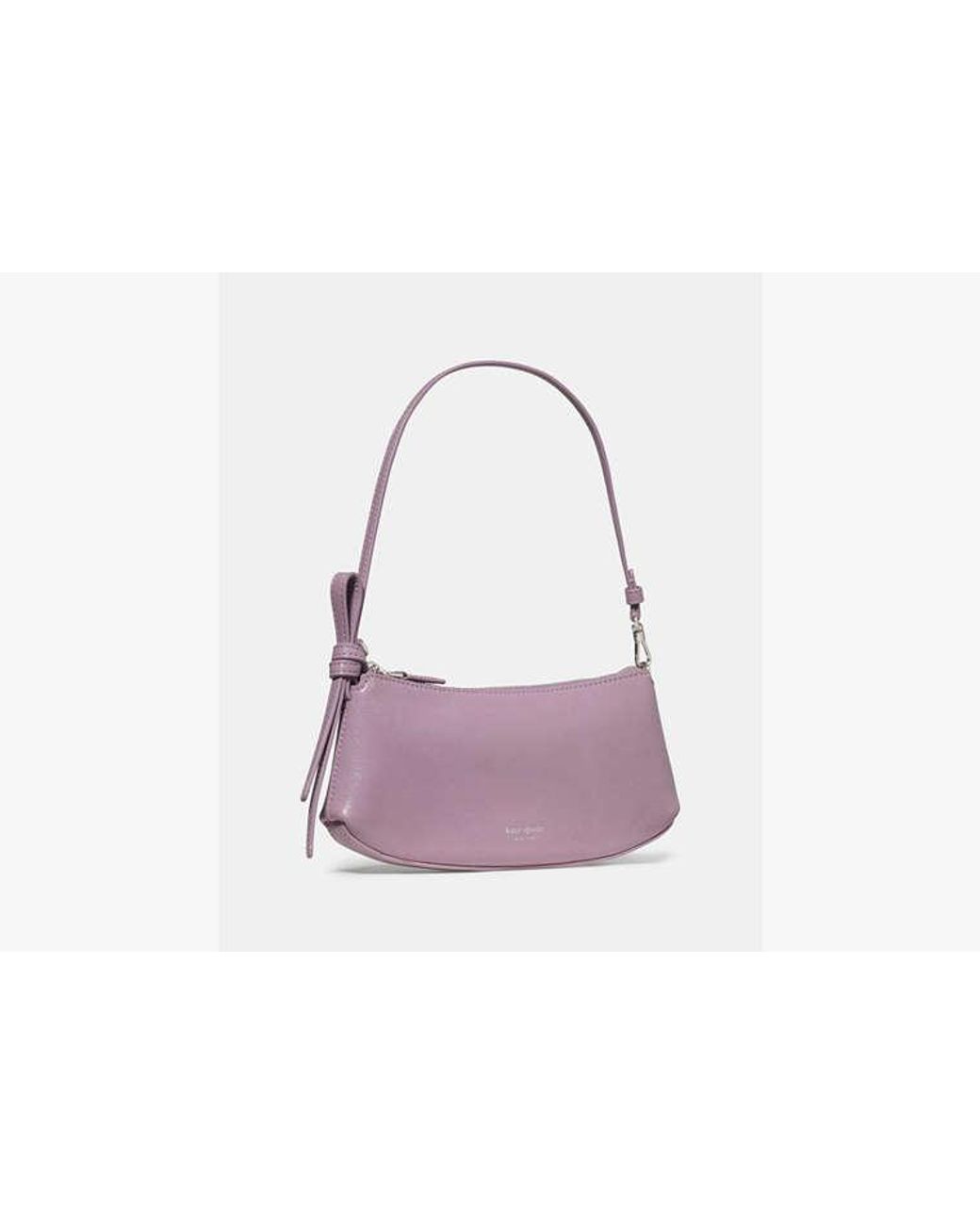 Kate Spade Purple Kate Spade Loop Glazed Pochette Bag