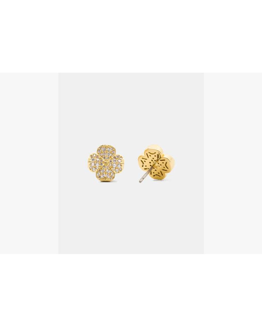 Kate Spade White Flower Pave Studs