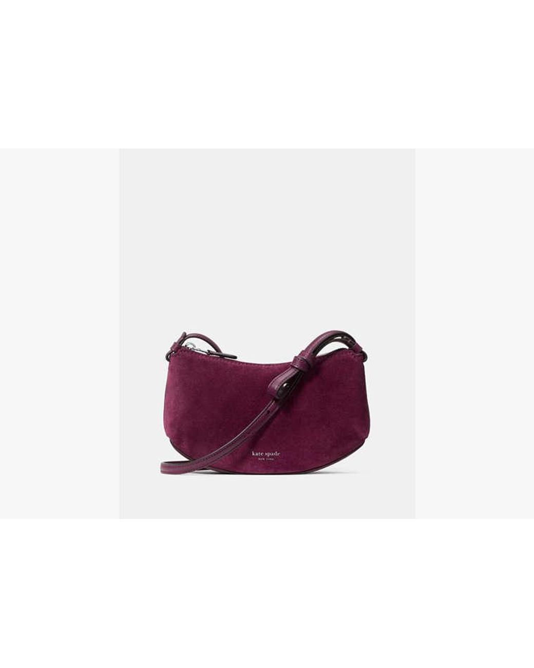 Kate Spade Purple Loop Suede Crossbody