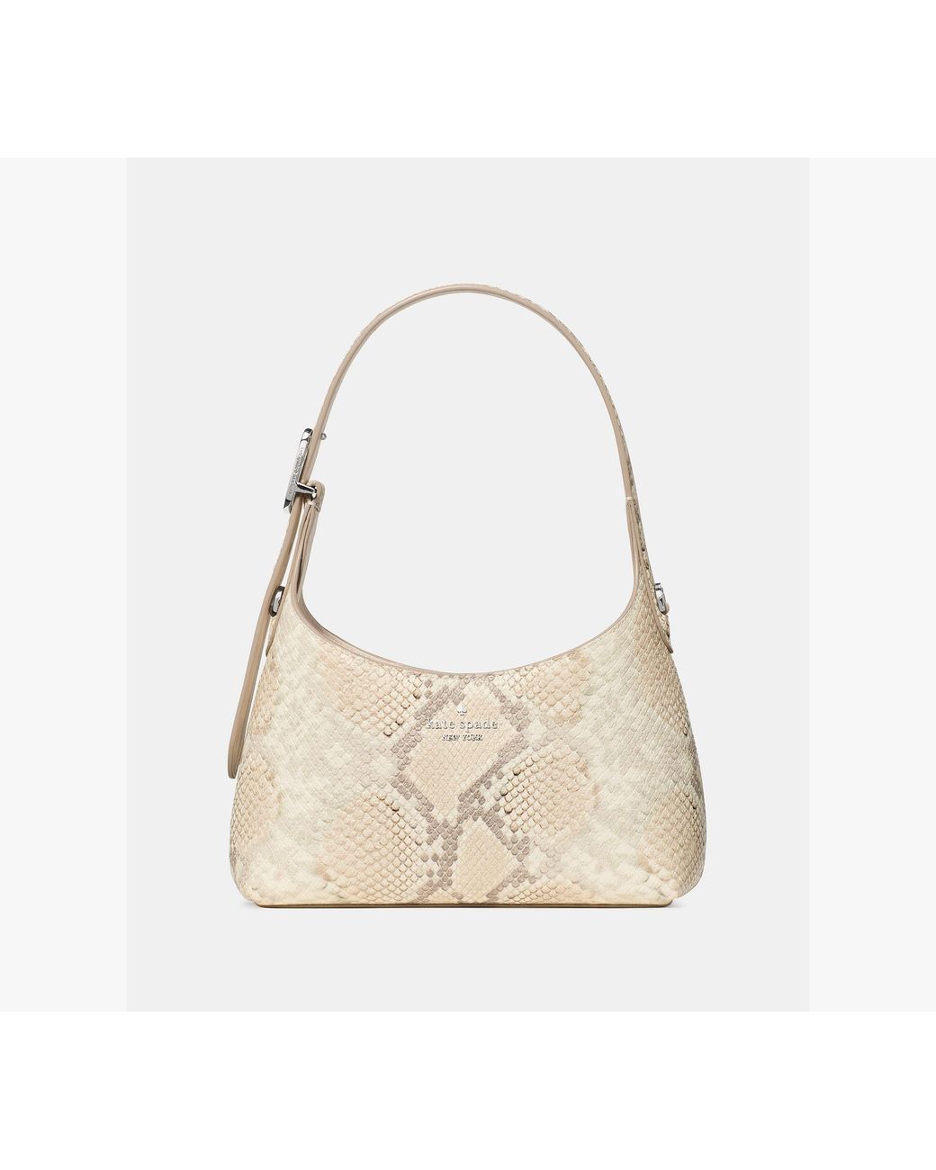 Kate Spade Natural Kate Spade 454 Snake Embossed Mini Crossbody Bag
