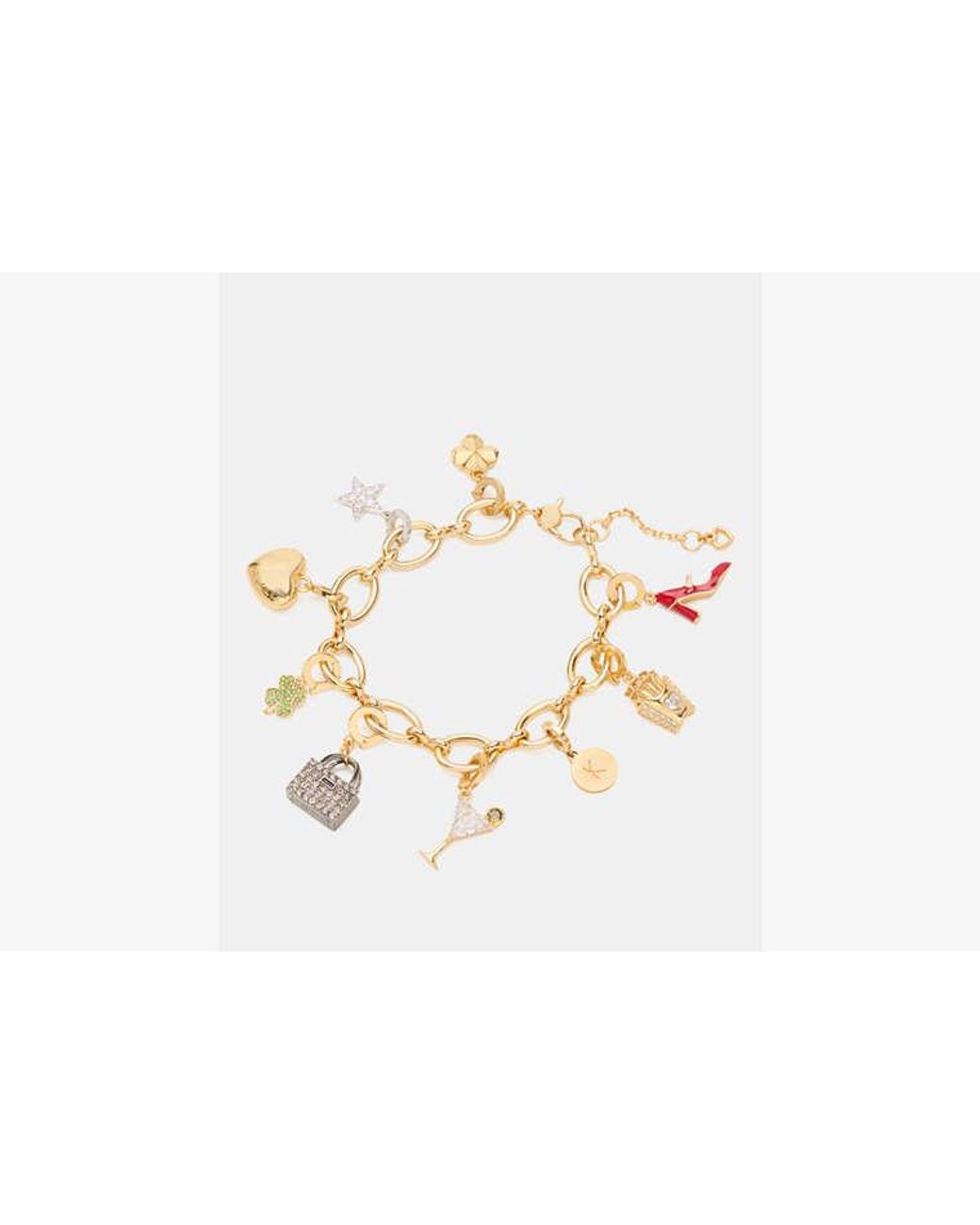 Kate Spade Metallic One In A Million Chain Charm Bracelet