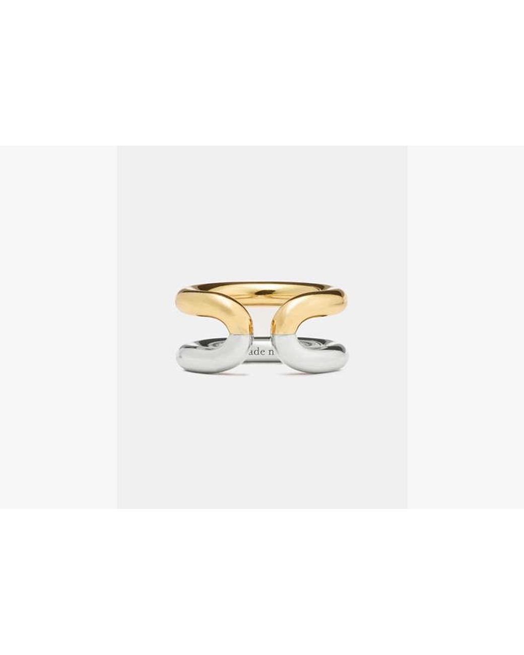 Kate Spade Metallic Interlock Ring