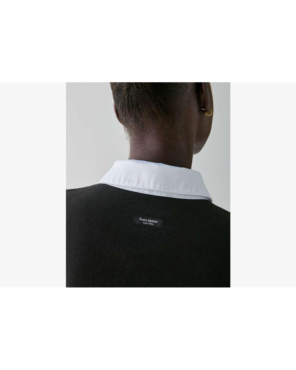 Kate Spade Gray Kate Spade Collared Rugby Shirt