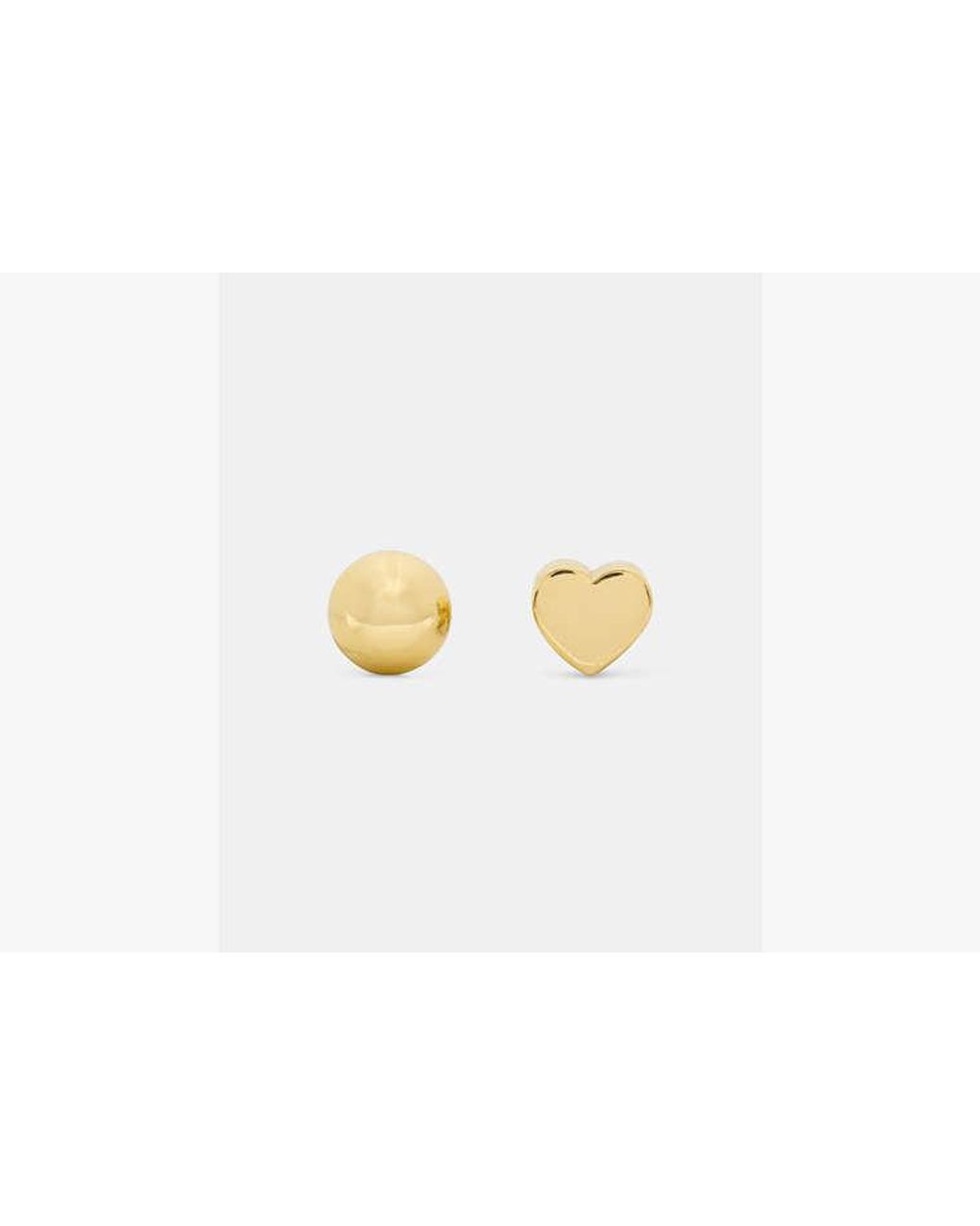 Kate Spade White Geo Pop Front Back Studs