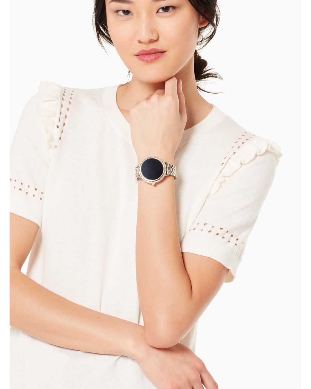 kate spade two tone smartwatch