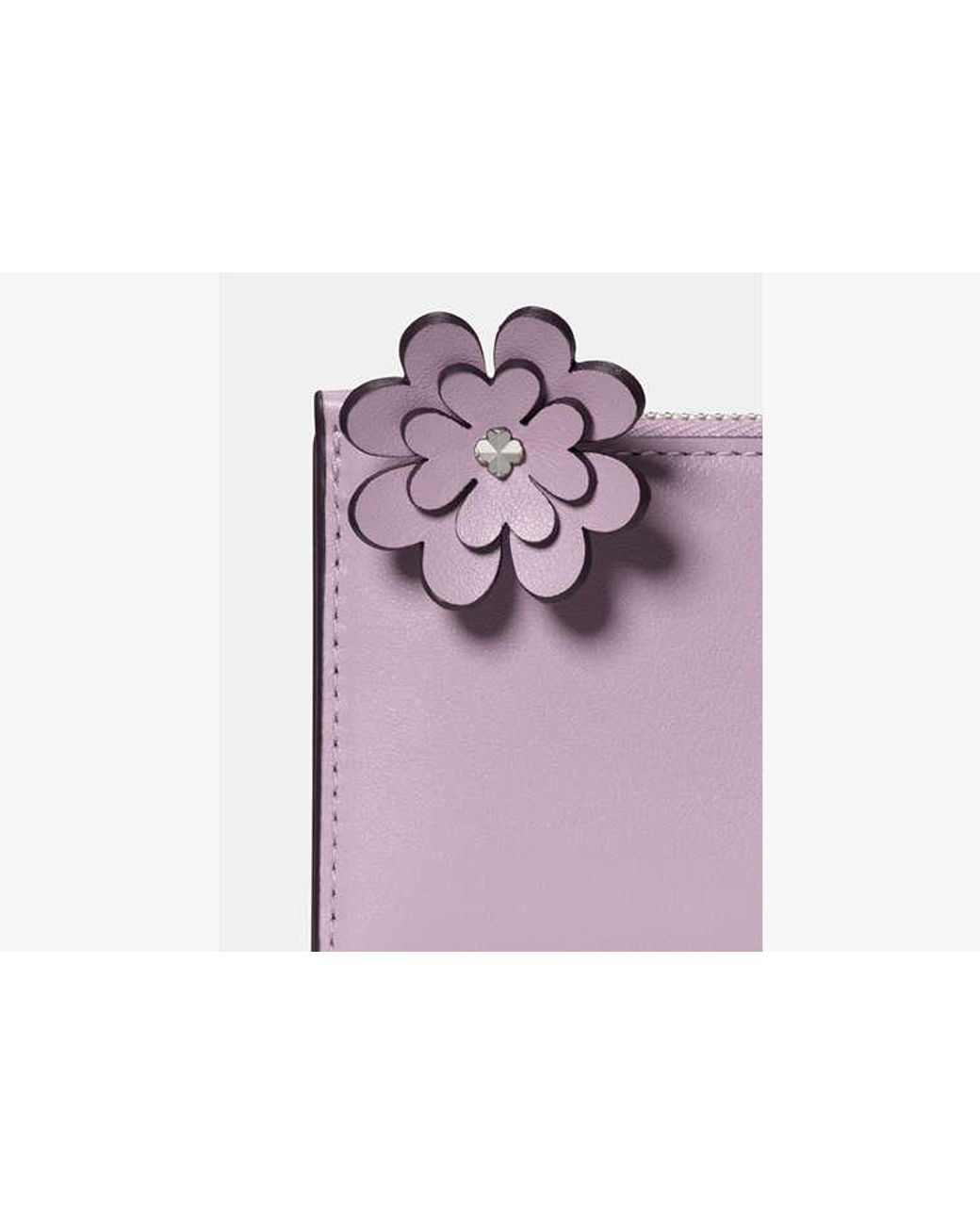Kate Spade Purple Devin Smooth Small Bifold Wallet