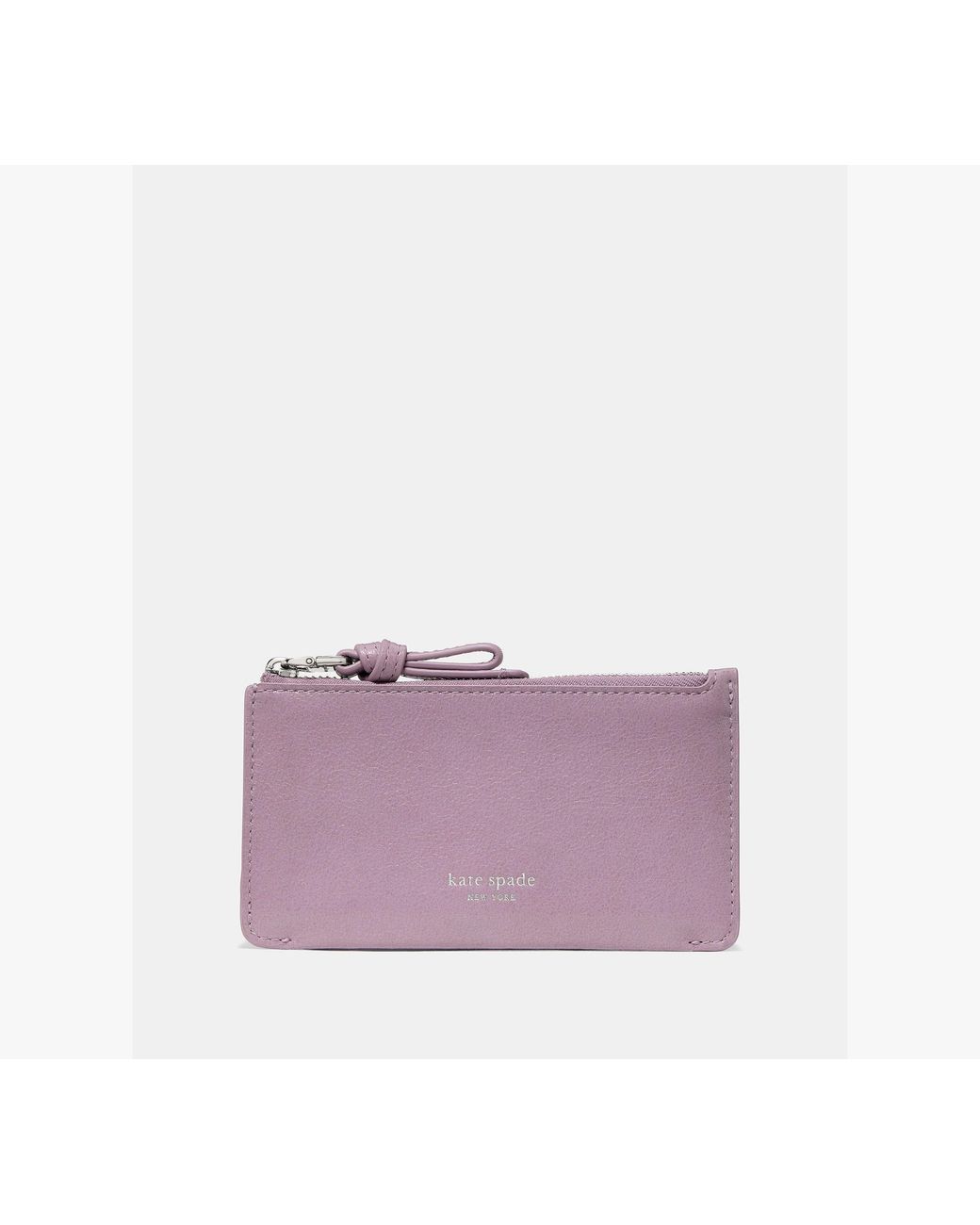 Kate Spade Purple Kate Spade Loop East West Zip Card Case