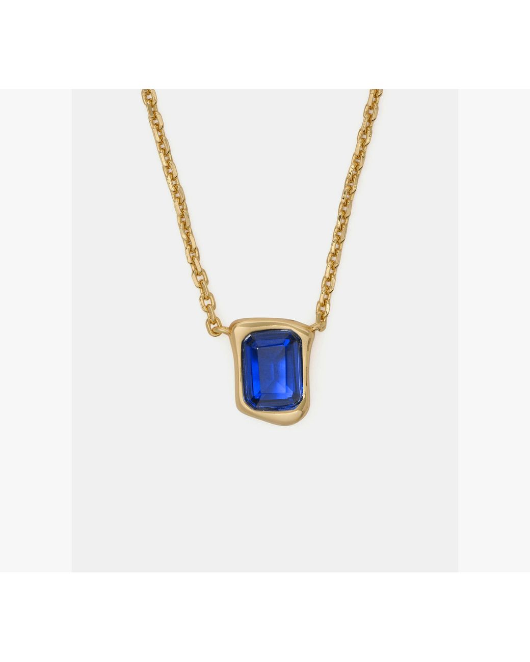 Kate Spade Blue Kate Spade Molten Glass Pendant Necklace