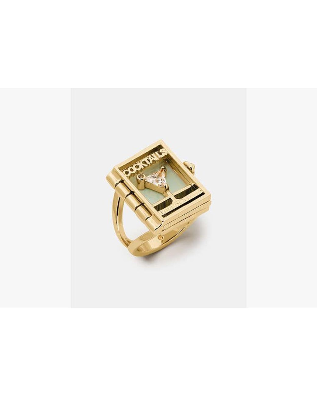Kate Spade Metallic Kate Spade Page Turner Book Statement Ring