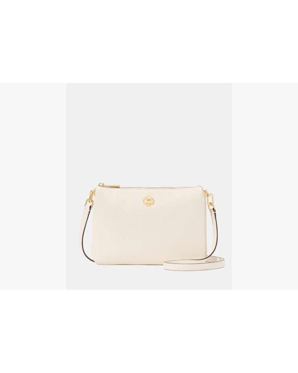 Kate Spade Natural Kate Spade Kayla Triple Crossbody Bag