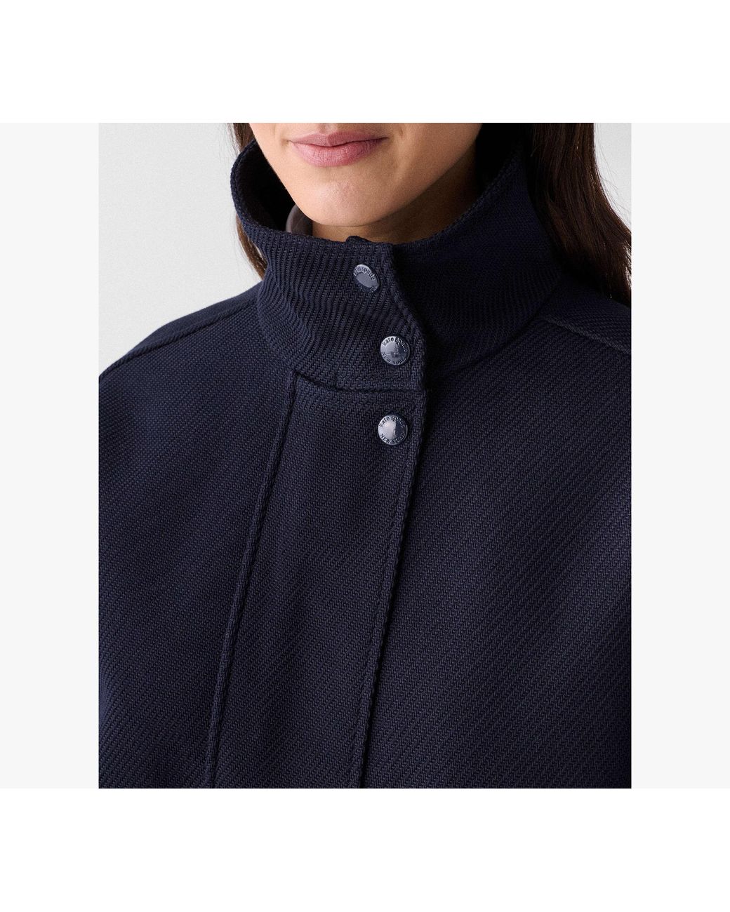 Kate Spade Blue Blouson Jacket