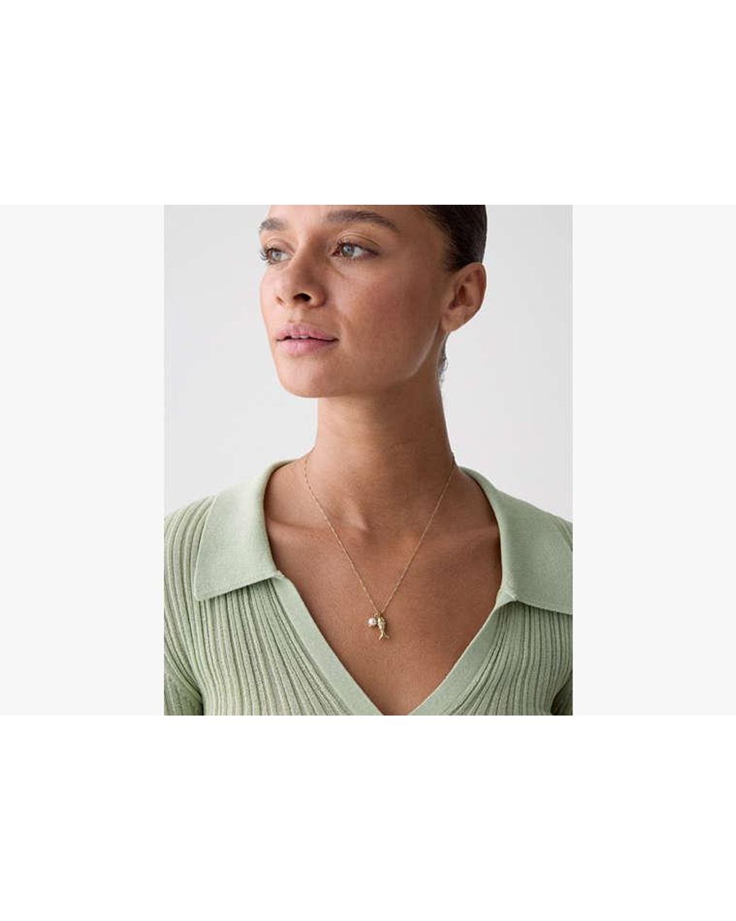 Kate Spade White Kate Spade Summer Daze Fish Pendent