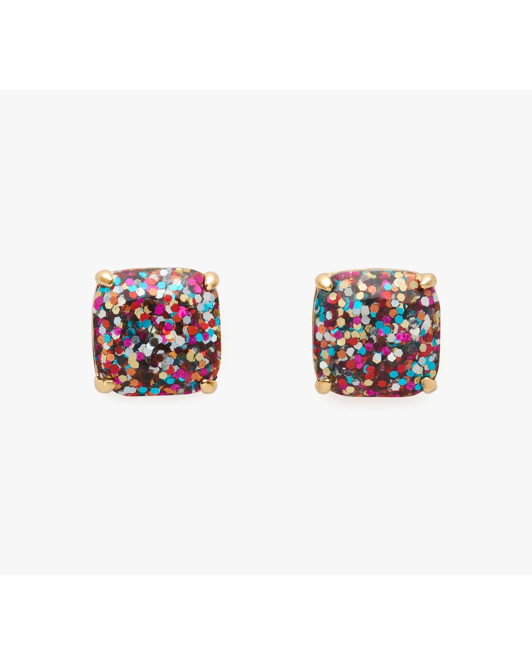 Kate Spade White Kate Spade Small Square Stud Earring