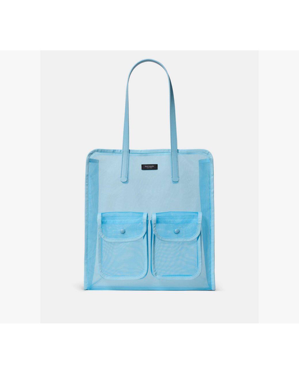 Kate Spade Blue Breezy Mesh Tote Bag