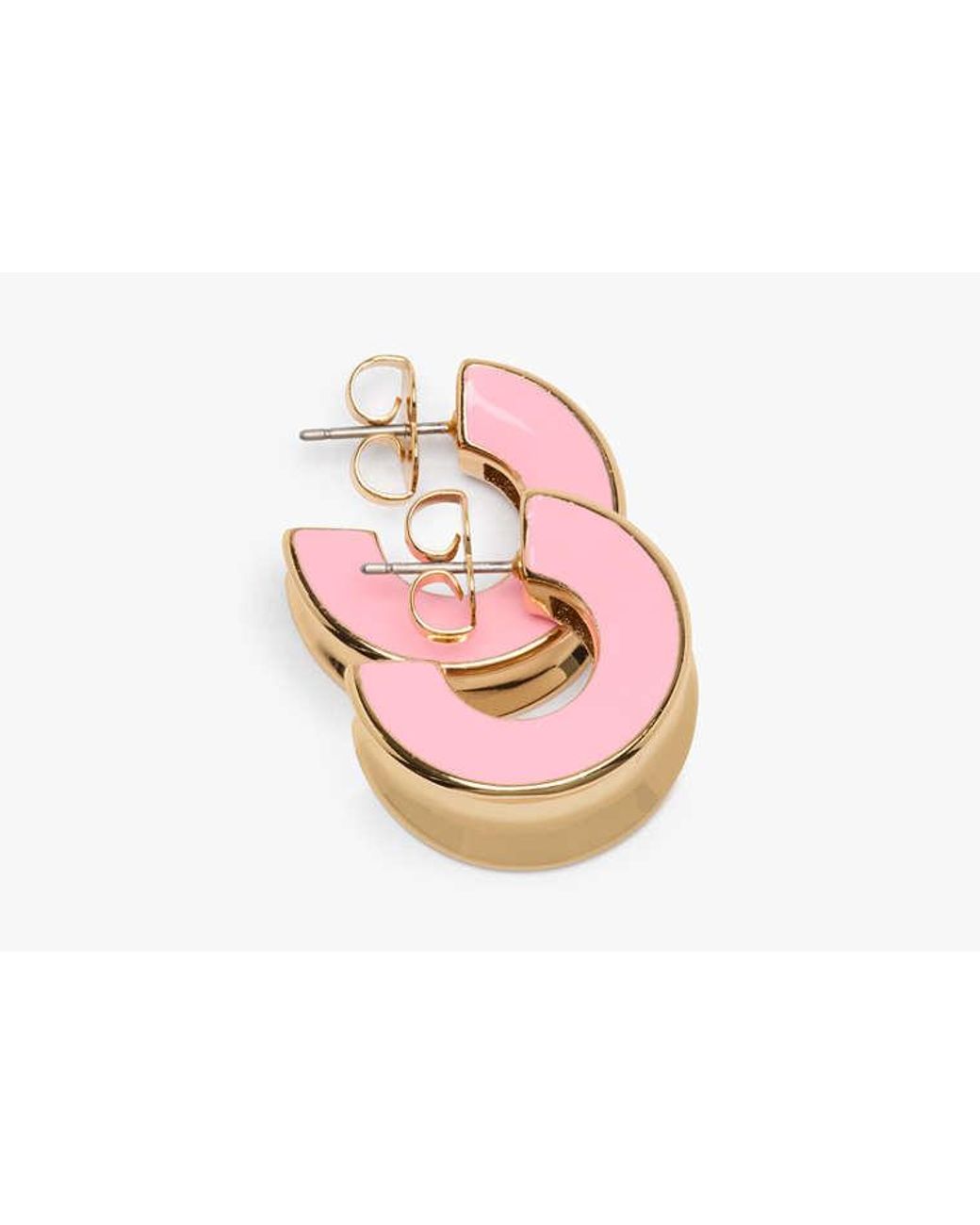 Kate Spade White Kate Spade Bold Small Hoop Earring