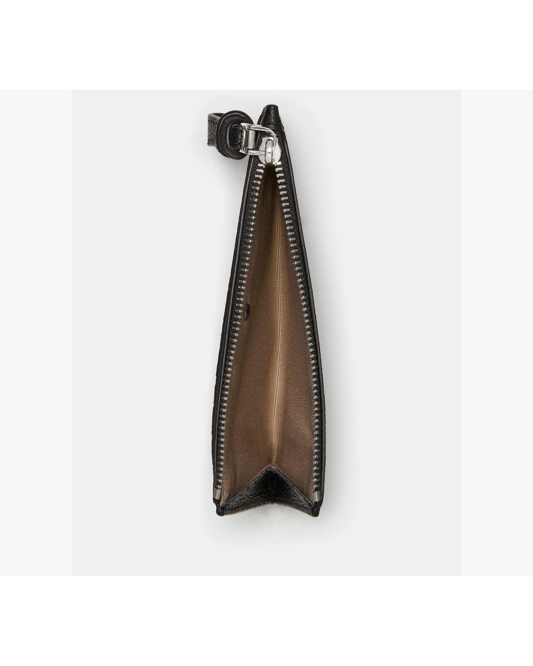 Kate Spade Black Loop Pebbled Leather Ew Zip Card Case