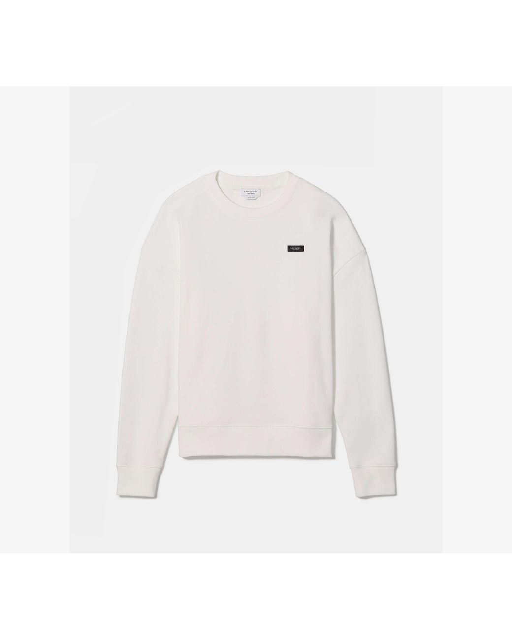 Kate Spade White Essential Logo Sweatshirt