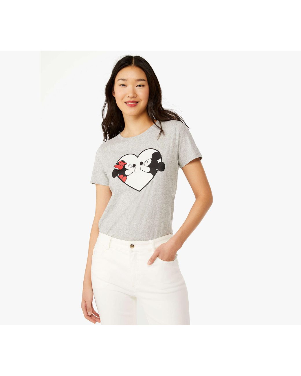 Kate Spade White Sweethearts Minnie Tee