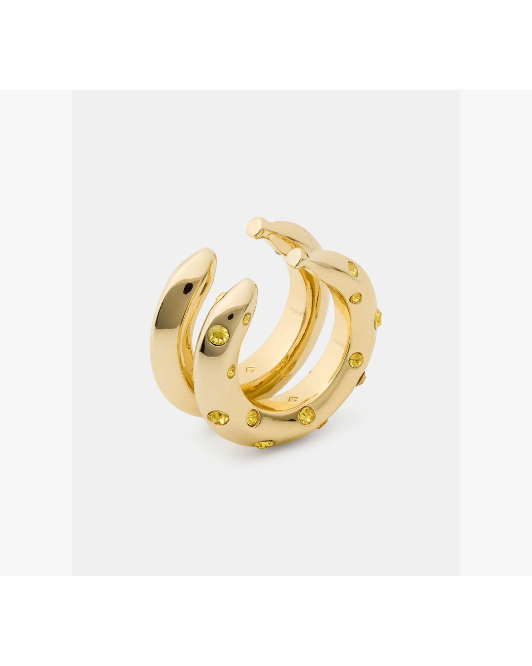 Kate Spade Metallic Kate Spade Summer Daze Banana Stacked Rings