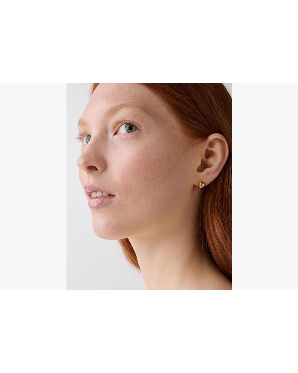 Kate Spade White Geo Pop Front Back Studs