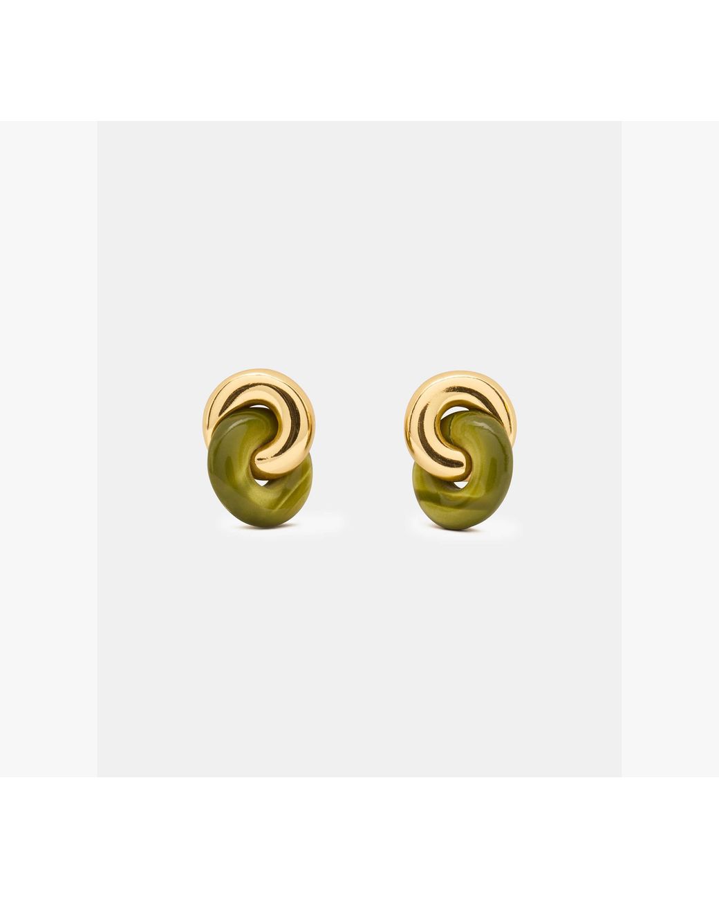 Kate Spade White Kate Spade Interlock Studs