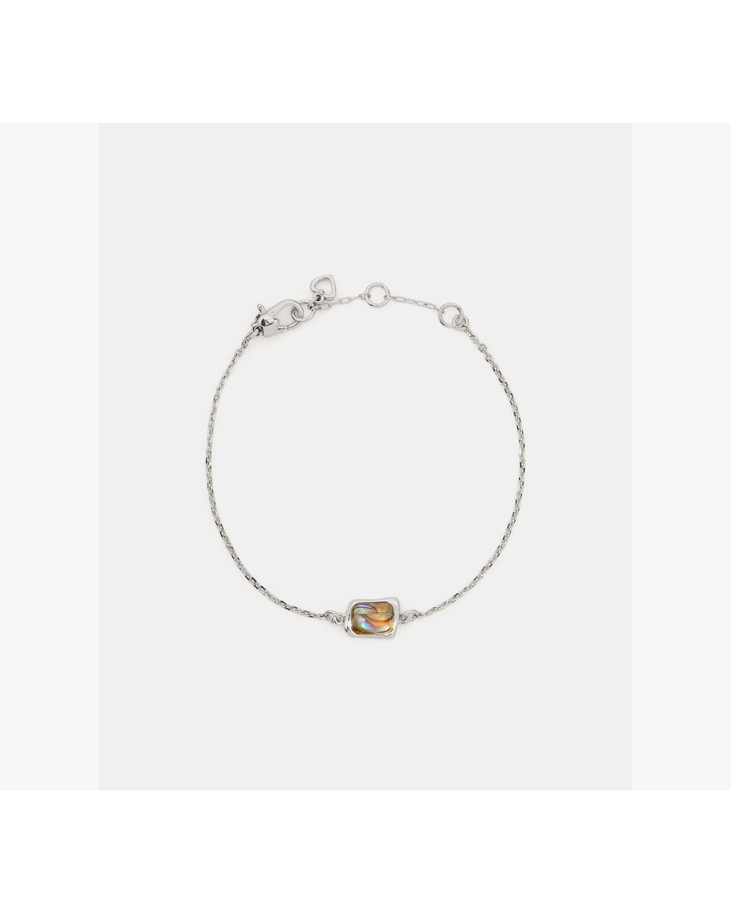 Kate Spade White Molten Glass Solitaire Bracelet