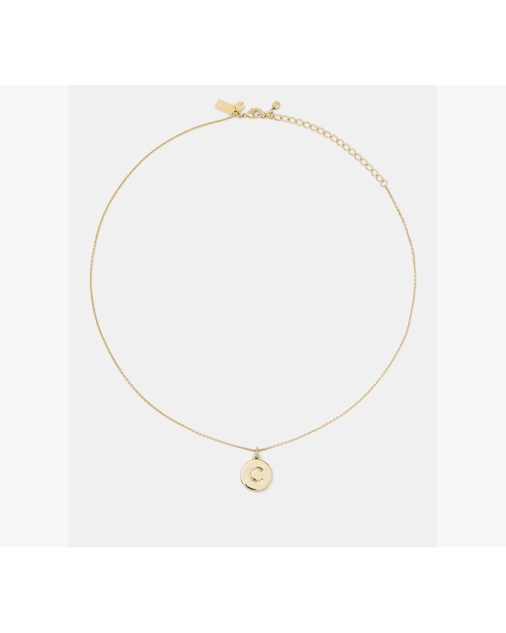 Kate Spade White Initial Pendant