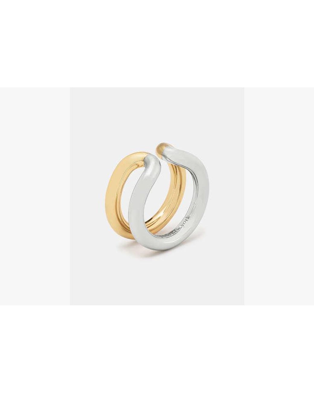 Kate Spade Metallic Interlock Ring