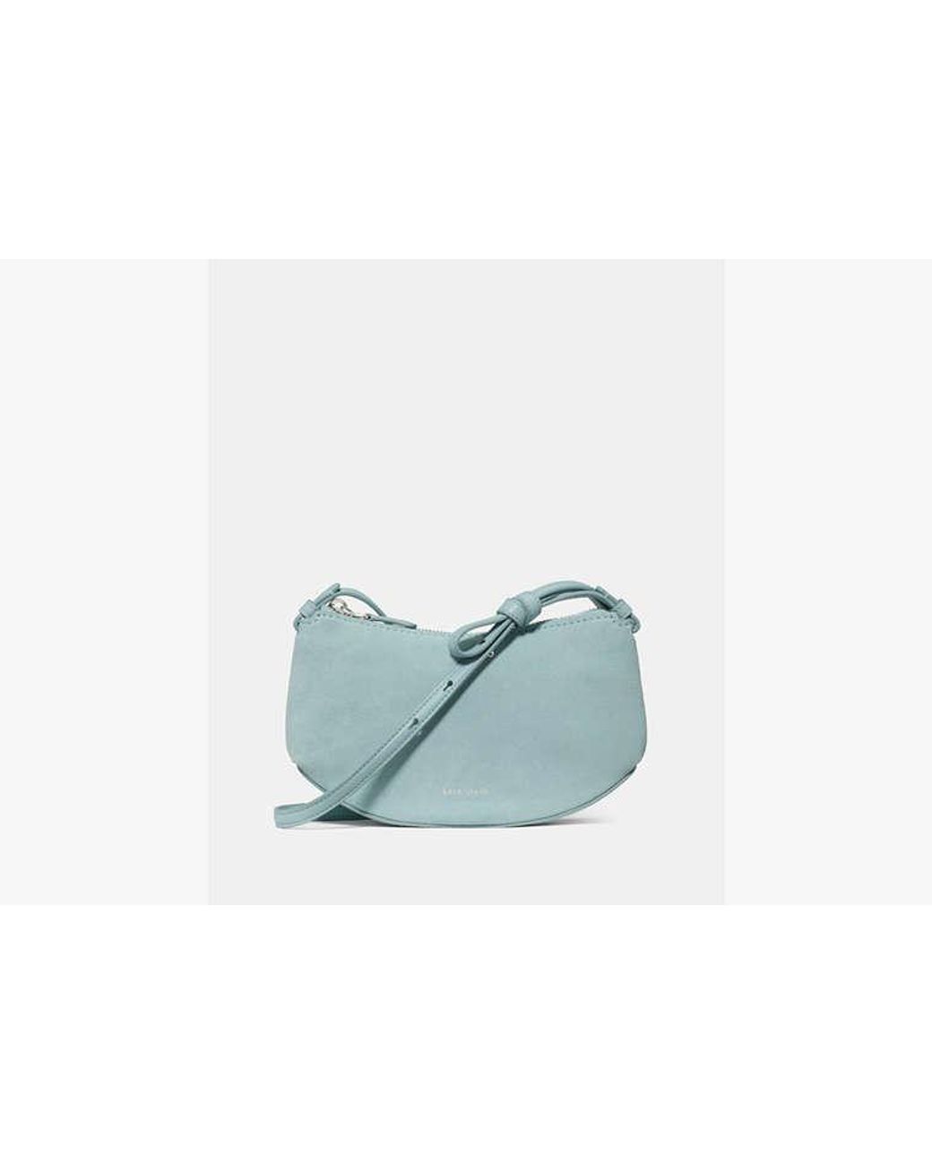 Kate Spade Blue Loop Suede Crossbody