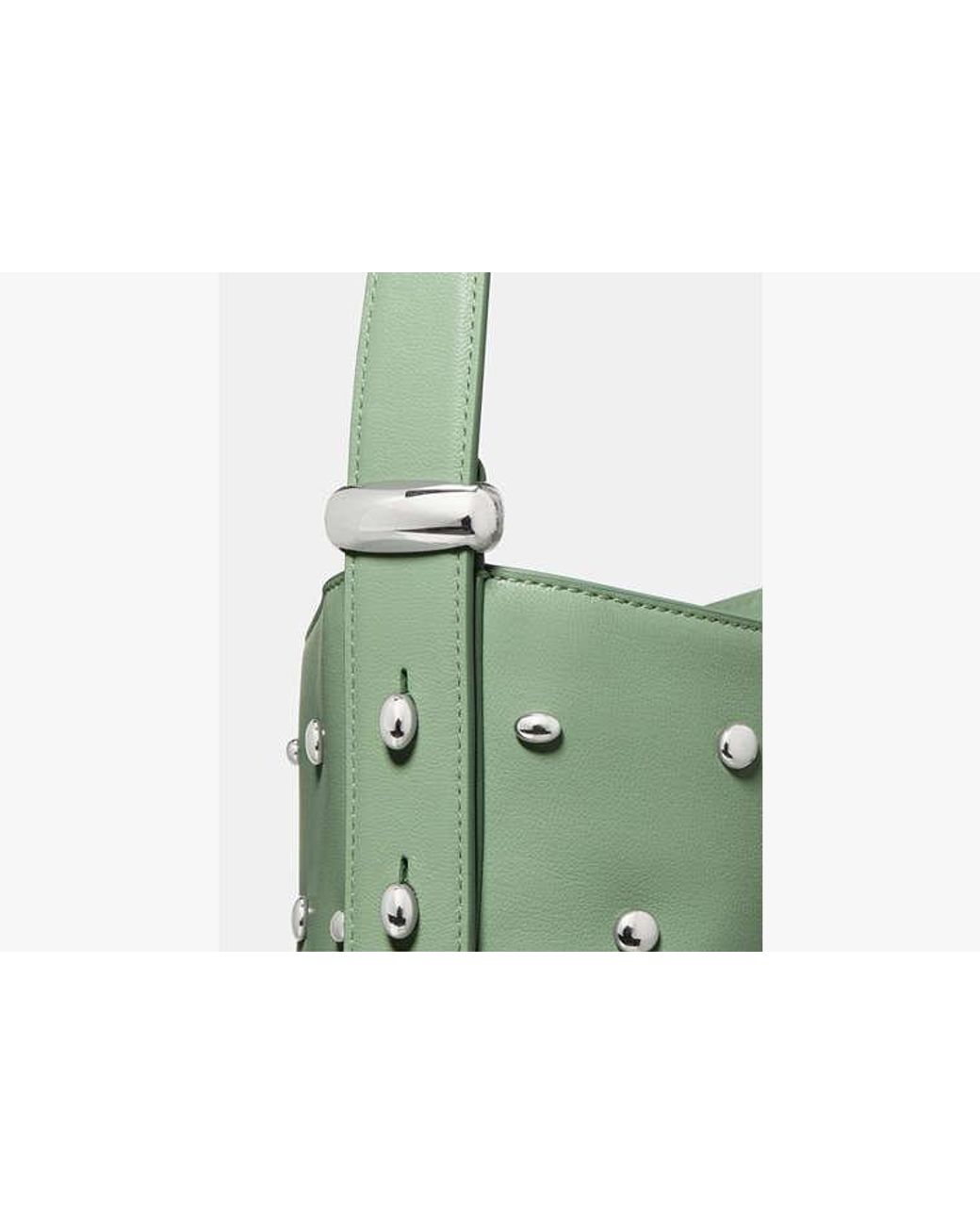 Kate Spade Green Halo Studded Bucket Bag