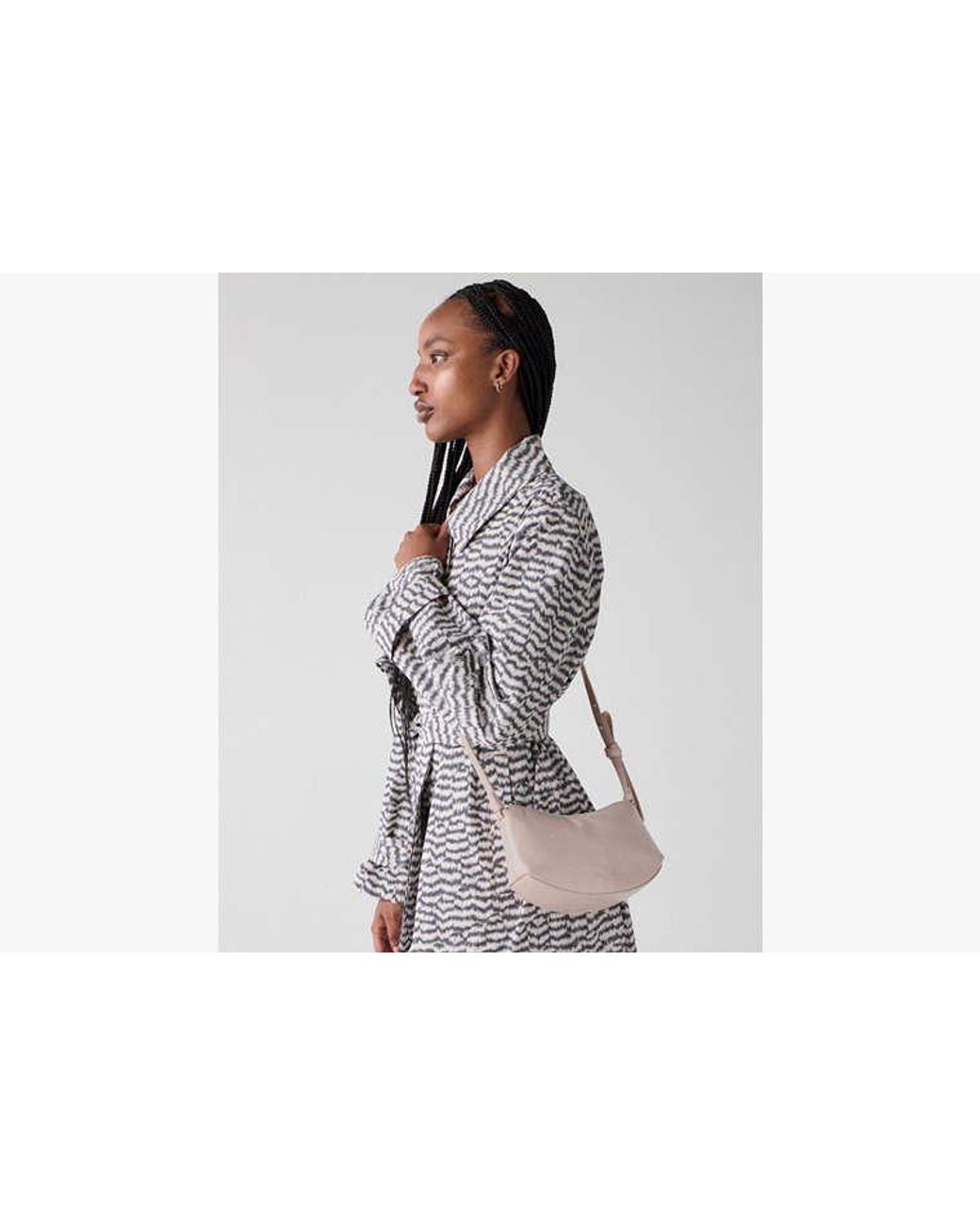 Kate Spade Gray Kate Spade Loop Crossbody Bag
