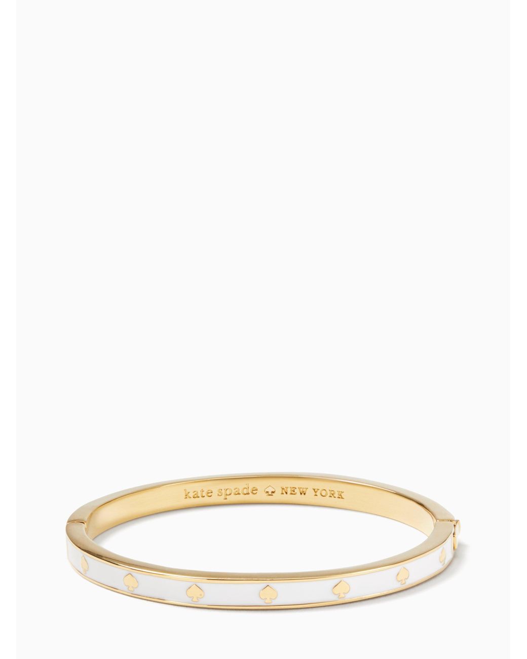 Kate Spade Spot The Spade Enamel Hinged 