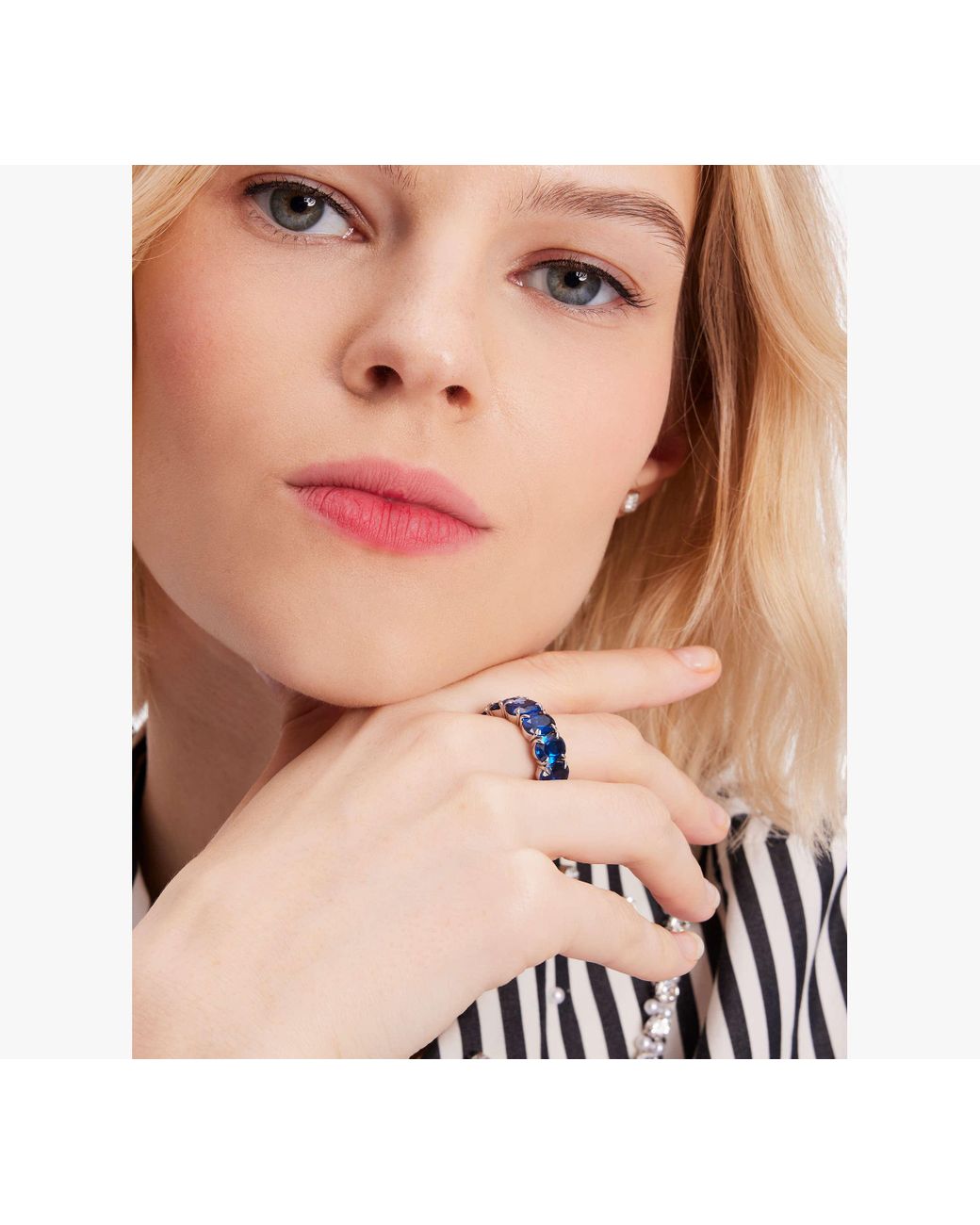 Kate Spade Candy Shop Oval Ring in Blue Lyst UK